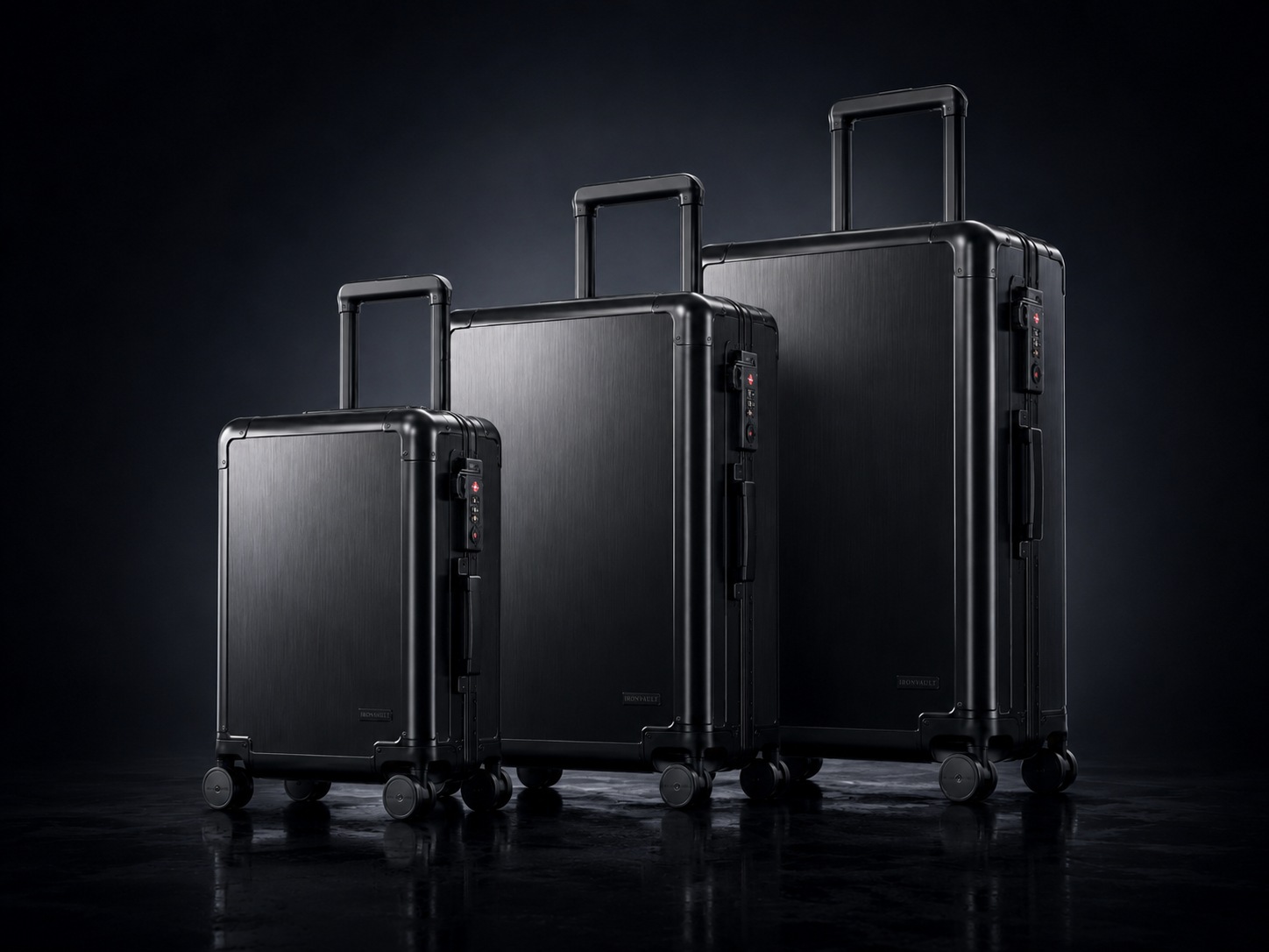 Ironvault Trio three-piece luggage set